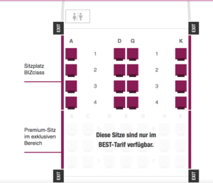 Eurowings BIZClass Angebo