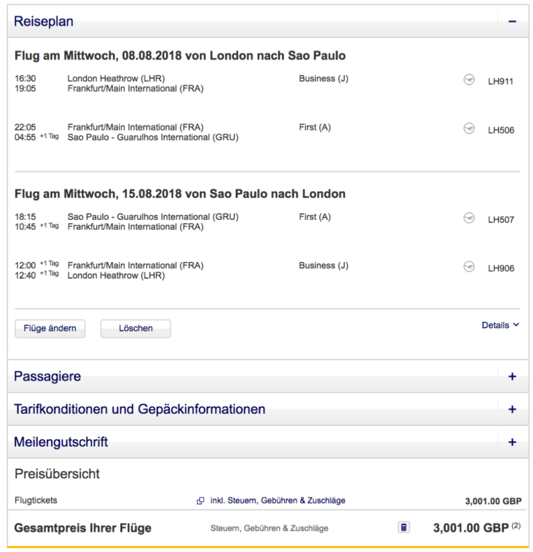 Flüge Von Frankfurt Am Main Nach São Paulo insideflyer.de