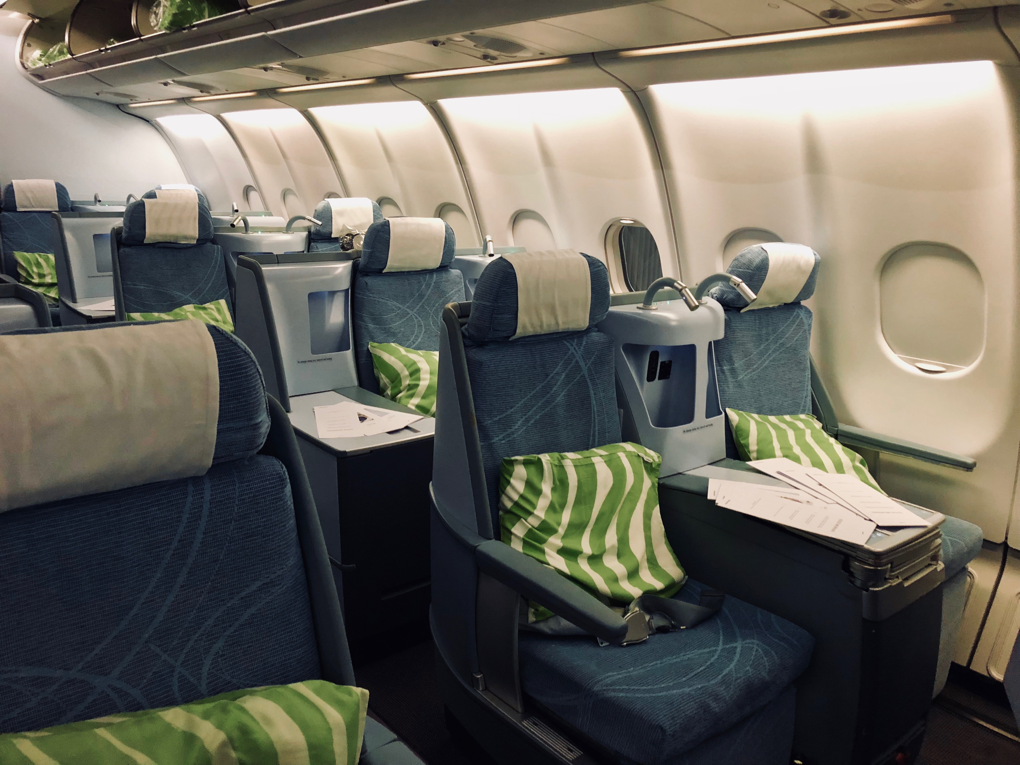 Finnair Business Class A330 Cabin