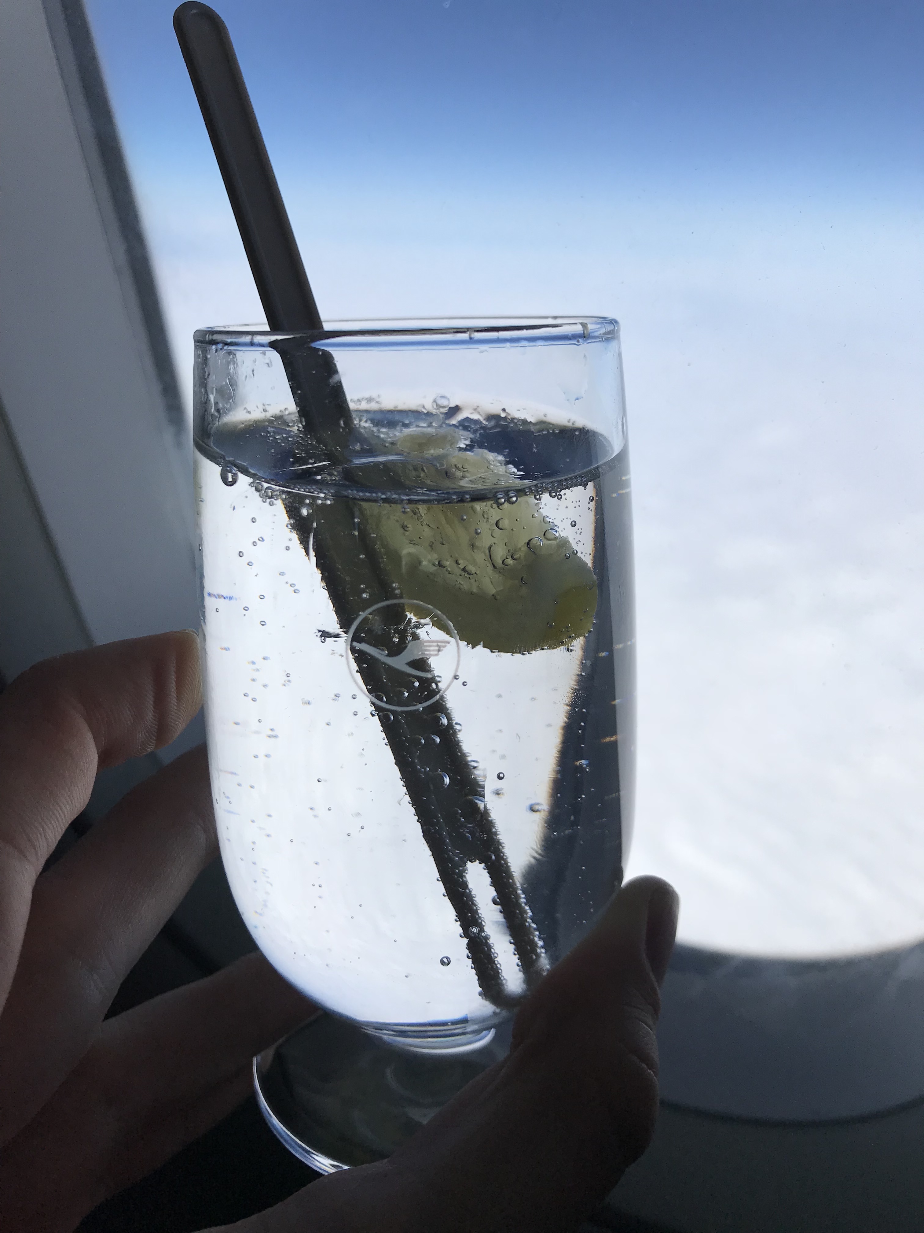 Lufthansa Business Class Drink