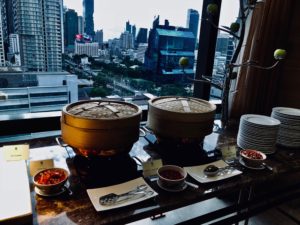 Banyan Tree Bangkok Club Lounge Evening Spread