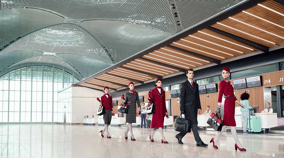 neue Turkish Airlines Uniform