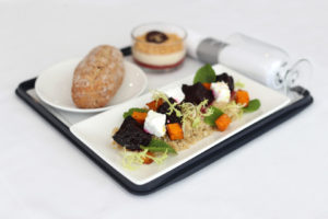 Verbessertes British Airways Club Europe Catering