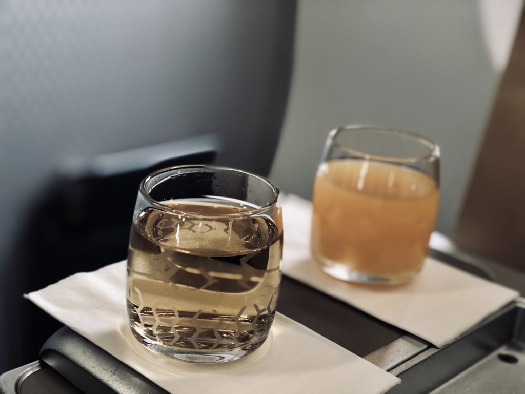 Malindo Air Business Class Welcome Drink