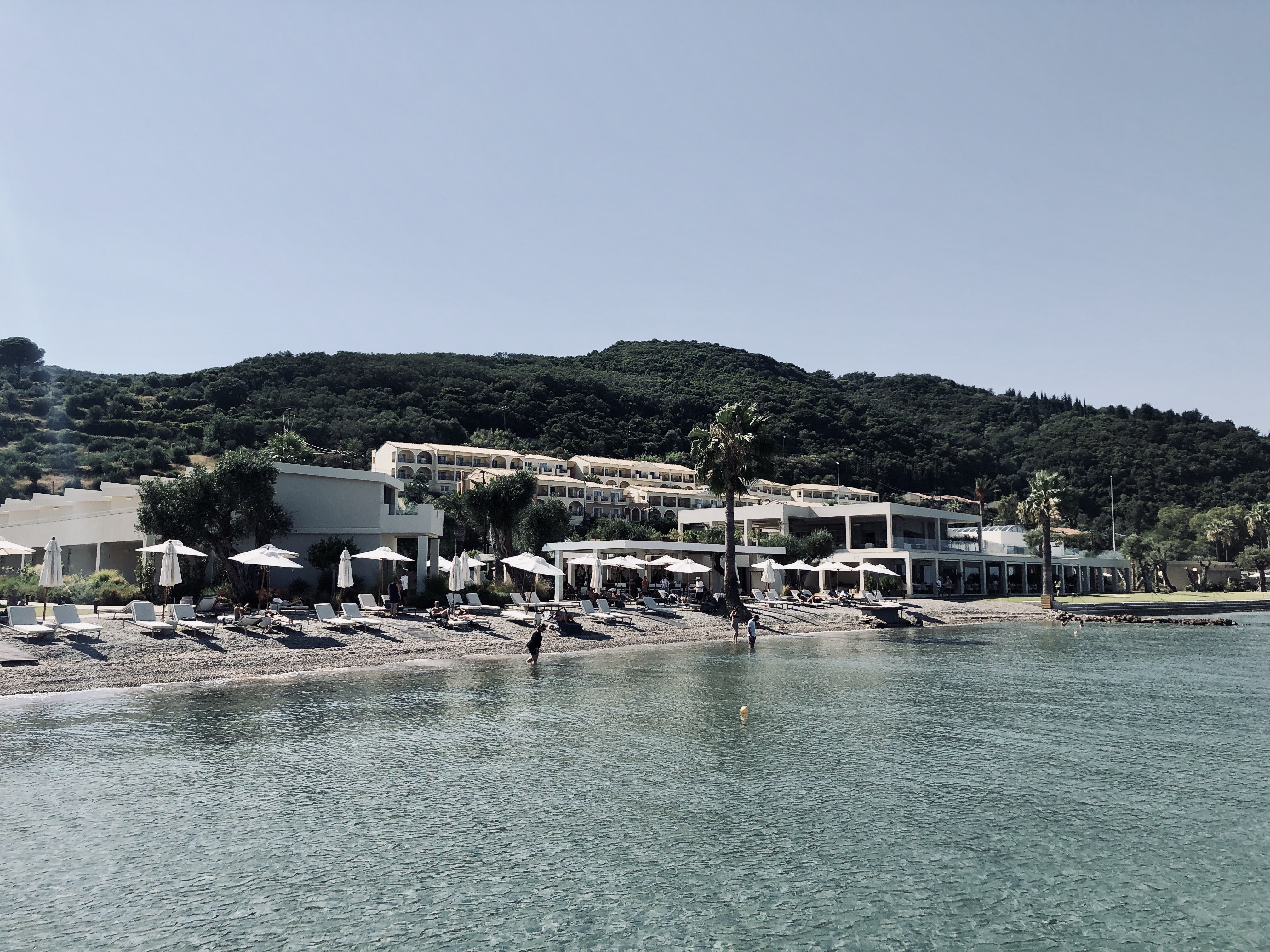Domes Miramare Corfu beach