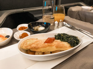 Turkish Airlines Business Class Boeing 787 Catering