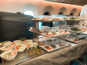 Turkish Airlines Business Class Boeing 787 Catering