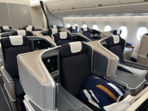 Lufthansa A350 neue business class