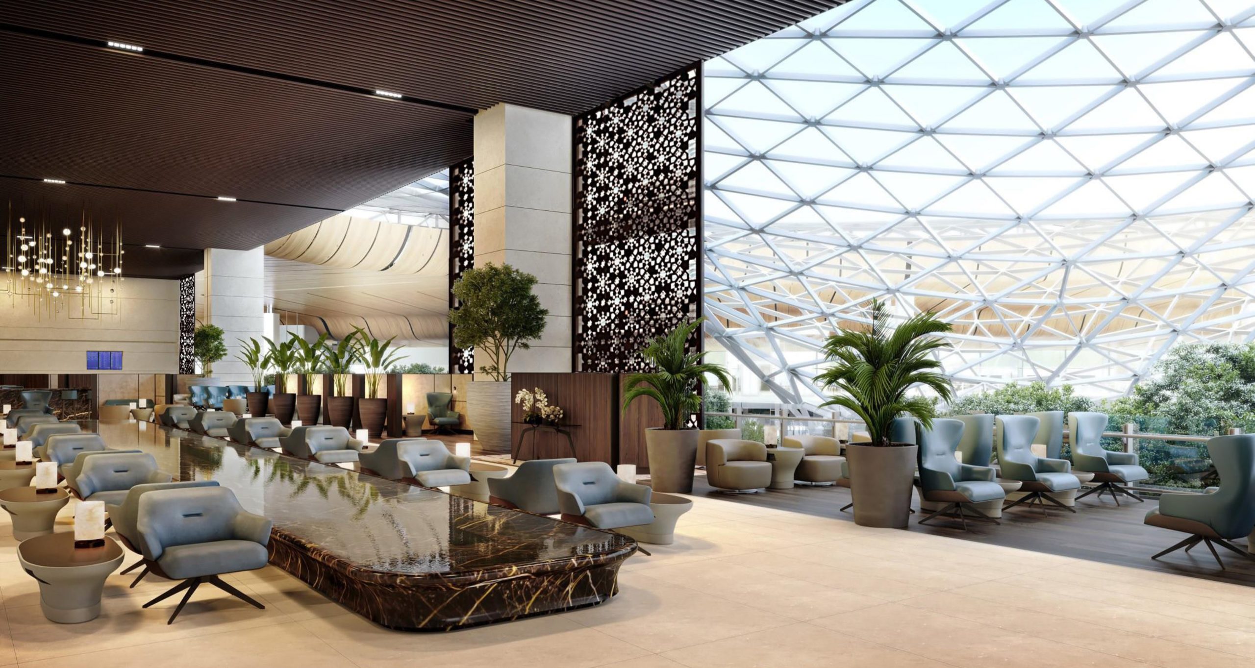 Qatar Airways Lounge THE GARDEN