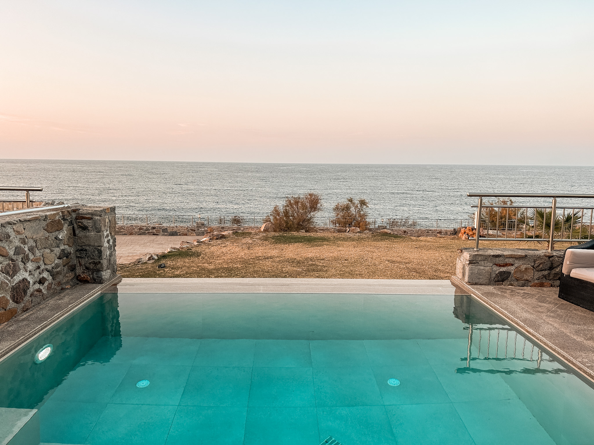 The Royal Blue Crete Resort Sunset