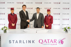Qatar Airways Starlink