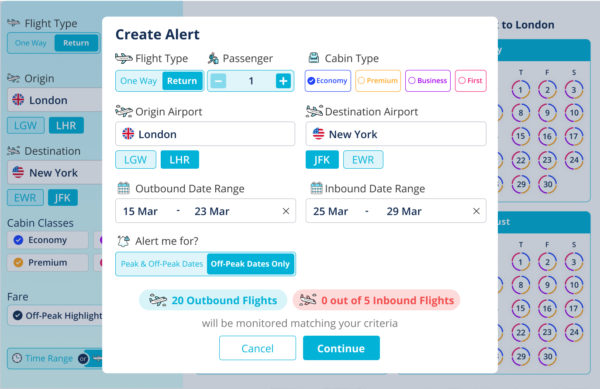 Reward Flight Finder