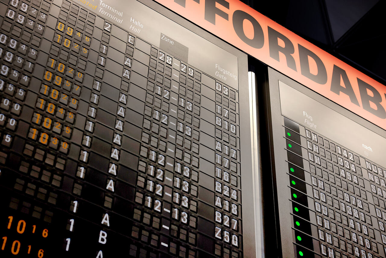 Check-In Zonen Flughafen Frankfurt