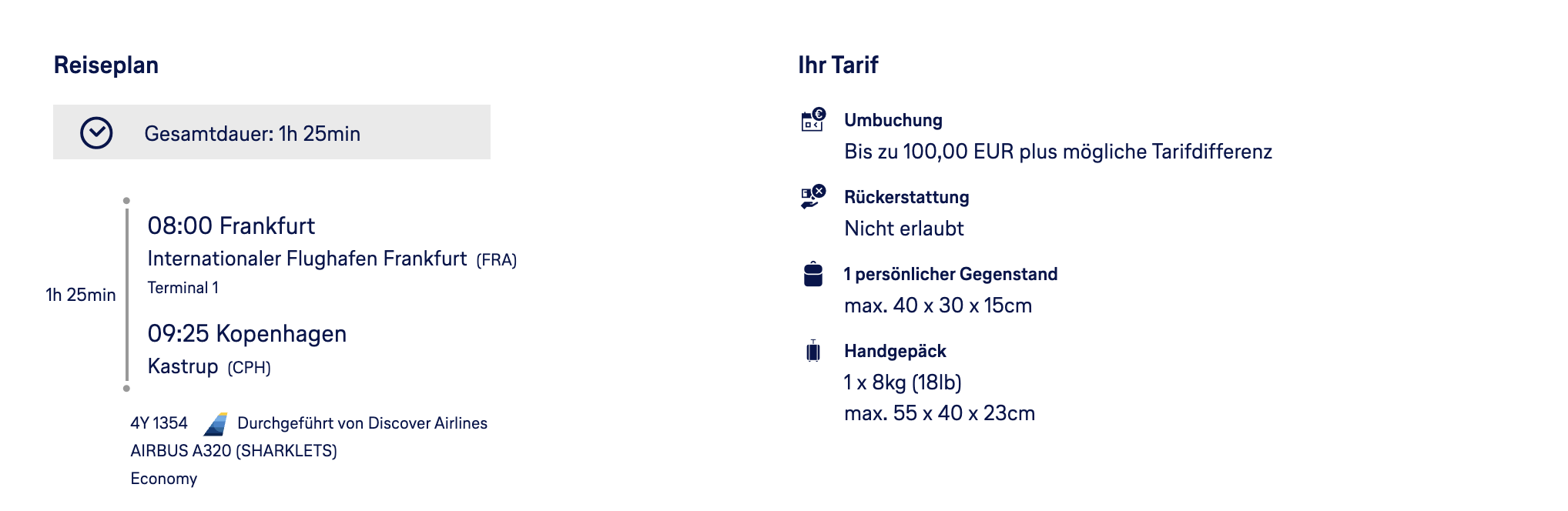 Discover Airlines Lufthansa