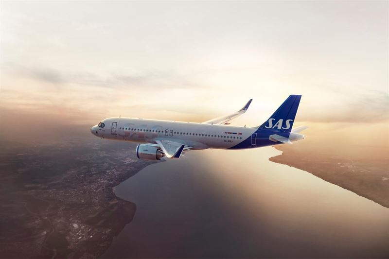 SAS A320neo-Flotte jetzt vollständig mit Starlink ausgestattet